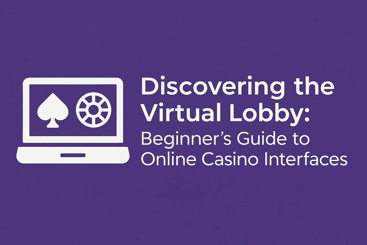 Discovering the Virtual Lobby: Beginner's Guide to Online Casino Interfaces